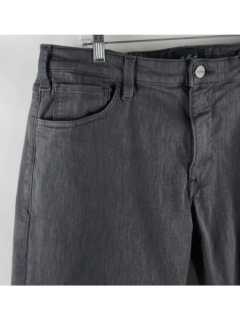 34 Heritage Jeans Men 38x31 Gray Courage Mid Rise Straight Leg Denim